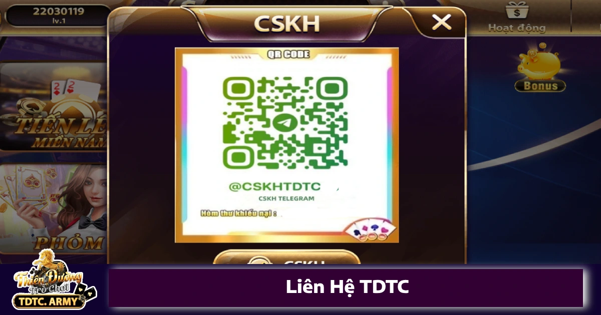 Các Kênh Hỗ Trợ Liên Hệ TDTC Chính Thức